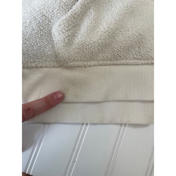 Vineyard Vines Fuzzy Color Block Hi Lo Sweatshirt Fleece Hoodie Girls Large (14) - Picture 8 of 9